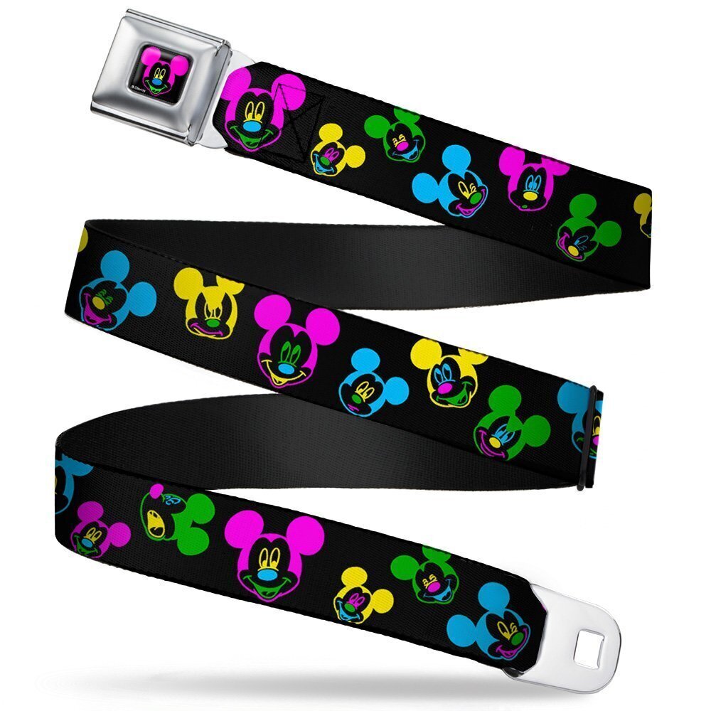 3484 Seatbelt Belt Mickey Mouse XL